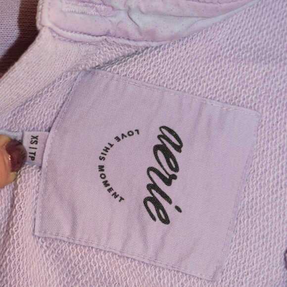 Aerie Lavender Button-Up Shirt - Picture 6 of 6